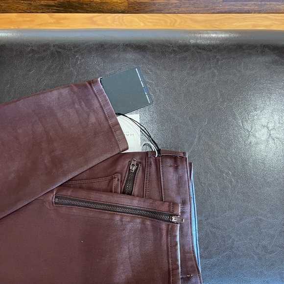 Habitual Coated Denim size 31 New Amalia Hi Rise Zippered skinny jeans concert - Picture 10 of 15